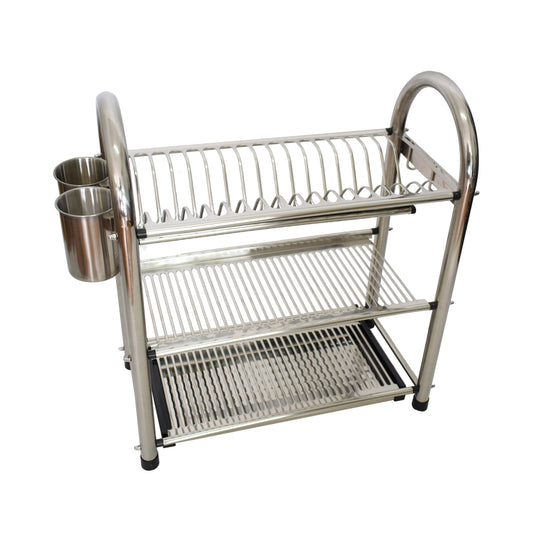 Scurgator, picurator vase, etajat, Inox, Naimeed D3380, 16 farfurii, 55 x 49 x 25 cm