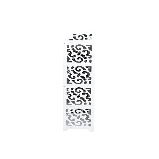 Dulap cu 2 rafturi, 3 sertare, Naimeed D3478, culoare Alb, 120 x 62 x 32 cm