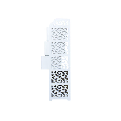 Dulap cu 2 rafturi, 3 sertare, Naimeed D3478, culoare Alb, 120 x 62 x 32 cm