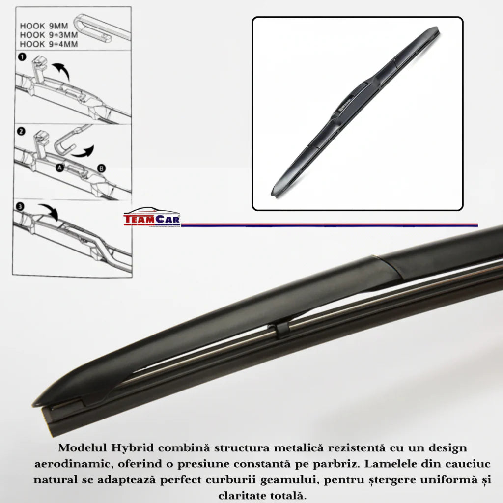 Ștergătoare BMW X5 E53 (2002-2006) Hibrid | Set Față – TeamCar®
