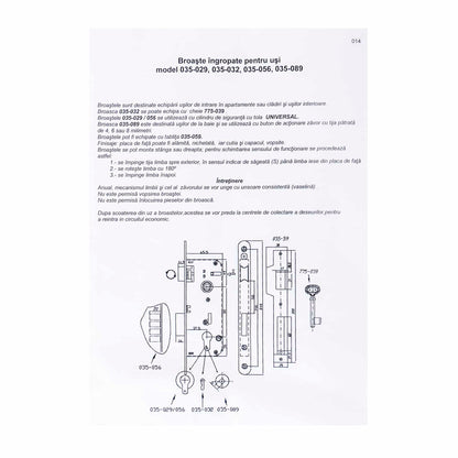 Broasca lemn Y 40/90/22R/240 NI+V NEGRU FER+T59