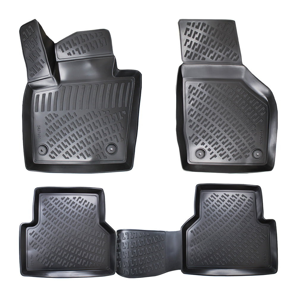 Set covorase auto cauciuc tip tavita pentru audi q3 i (8u) 2011-2018
