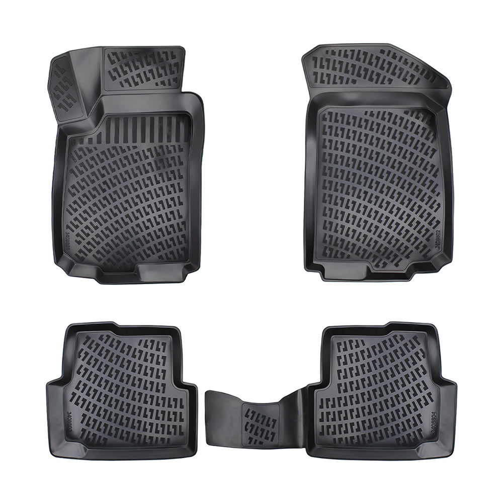 Set covorase auto cauciuc tip tavita pentru chevrolet aveo ii 2012-2020