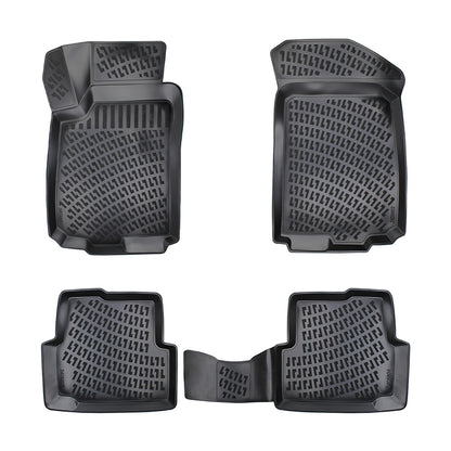 Set covorase auto cauciuc tip tavita pentru chevrolet aveo ii 2012-2020