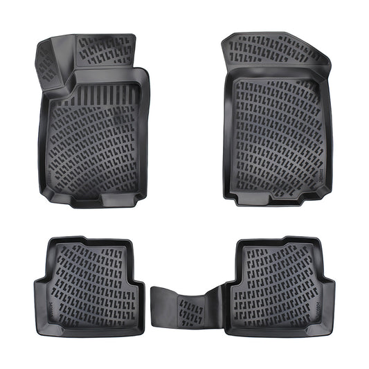 Set covorase auto cauciuc tip tavita pentru chevrolet aveo ii 2012-2020