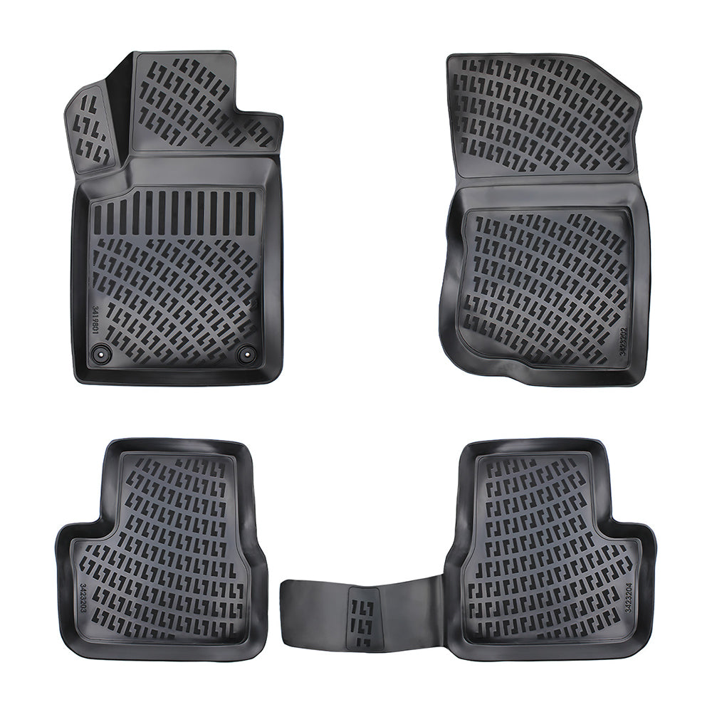 Set covorase auto cauciuc tip tavita pentru citroen c3 ii 2009-2016