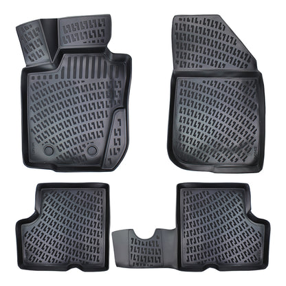 Set covorase auto cauciuc tip tavita pentru dacia duster 4x4 (hs) 2010-2017