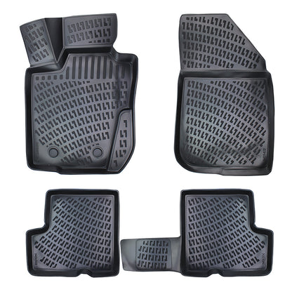 Set covorase auto cauciuc tip tavita pentru dacia duster 4x2 (hm) 2017-2022