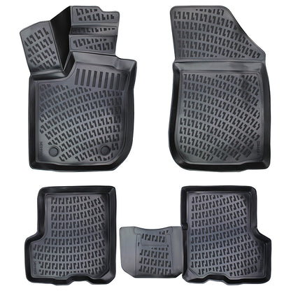 Set covorase auto cauciuc tip tavita pentru dacia logan ii mcv 2012-2021