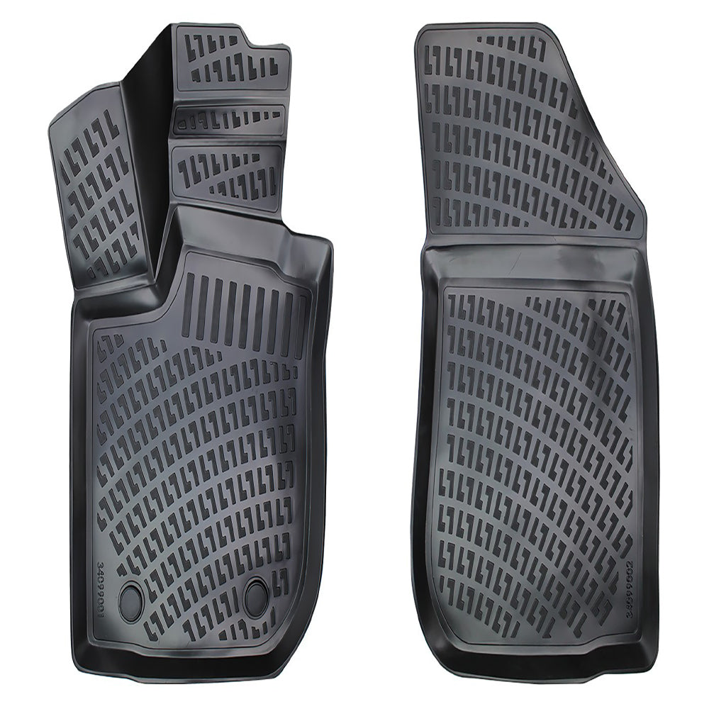 Set covorase auto cauciuc tip tavita pentru dacia logan ii mcv (fata) 2012-2021