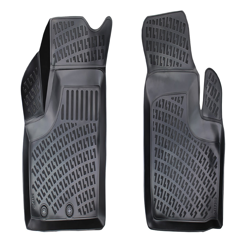Set covorase auto cauciuc tip tavita pentru fiat doblo (fata) 2000-2009