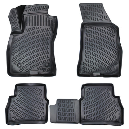 Set covorase auto cauciuc tip tavita pentru fiat doblo (facelift) 2015-2022