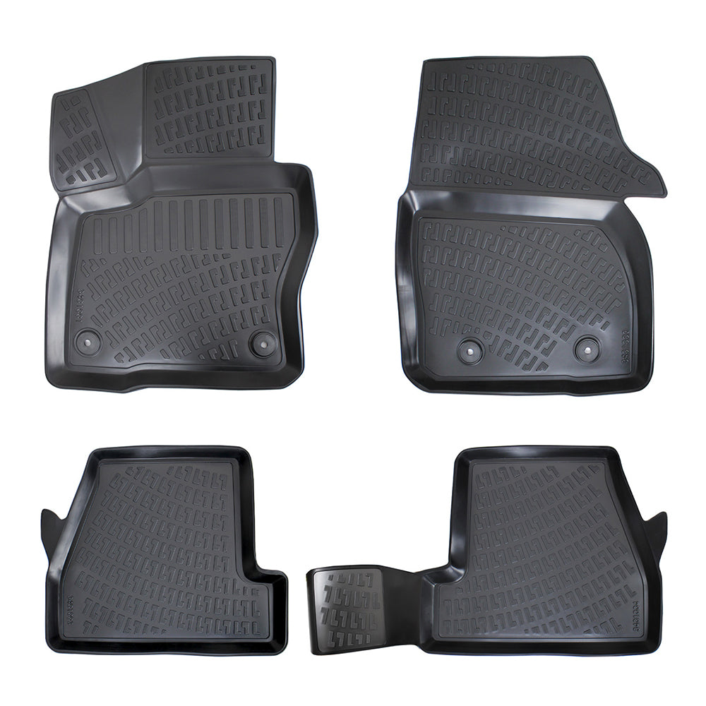 Set covorase auto cauciuc tip tavita pentru ford focus iii 2011-2014