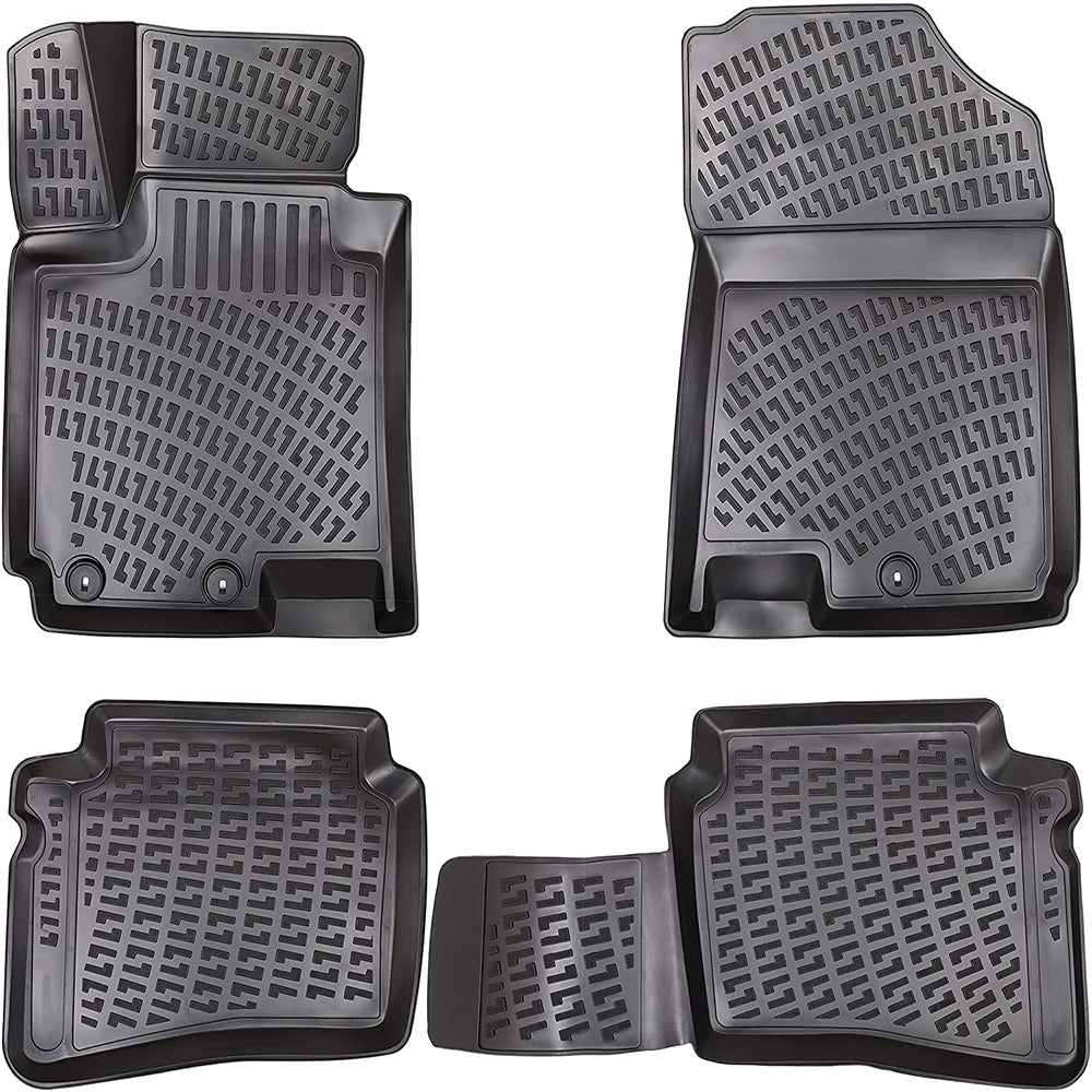 Set covorase auto cauciuc tip tavita pentru hyundai i20 ii (gb/ib) 2014-2020