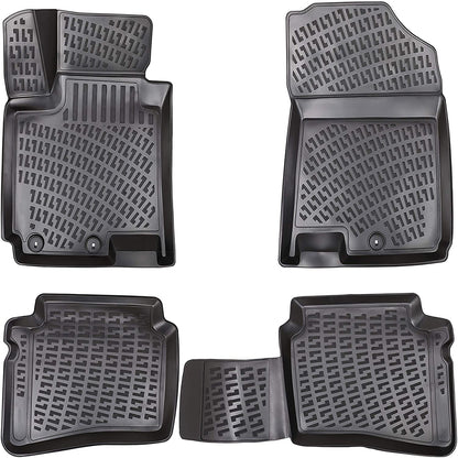 Set covorase auto cauciuc tip tavita pentru hyundai i20 ii (gb/ib) 2014-2020