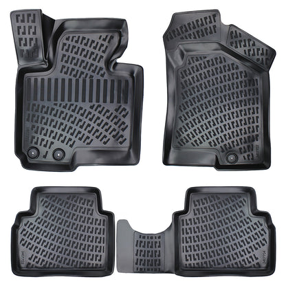 Set covorase auto cauciuc tip tavita pentru hyundai ix35 / tucson ii 2009-2015