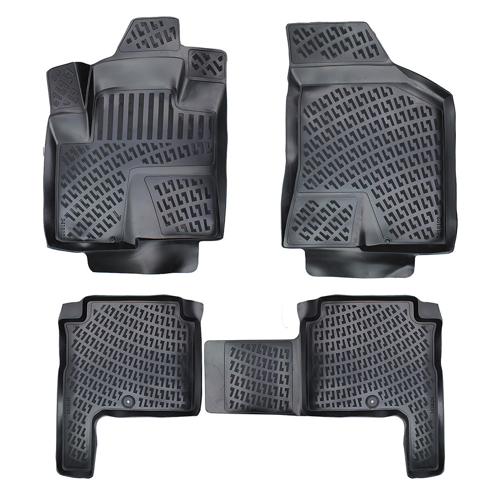 Set covorase auto cauciuc tip tavita pentru hyundai santa fe ii 2006-2012