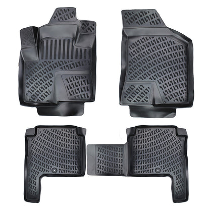 Set covorase auto cauciuc tip tavita pentru hyundai santa fe ii 2006-2012