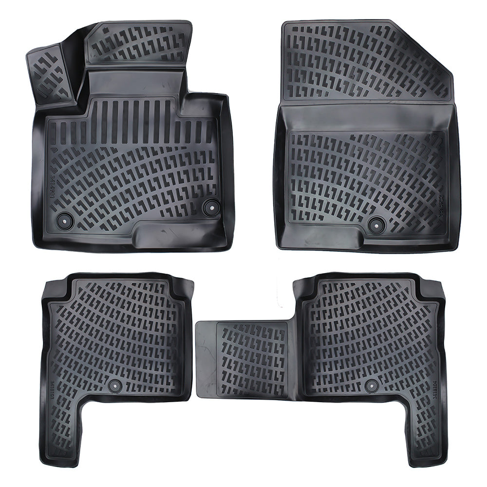 Set covorase auto cauciuc tip tavita pentru hyundai santa fe iii 2012-2018