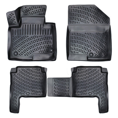 Set covorase auto cauciuc tip tavita pentru hyundai santa fe iii 2012-2018