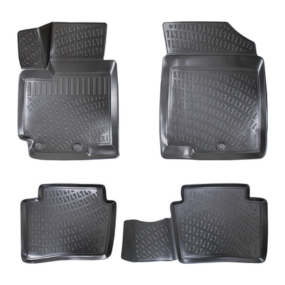 Set covorase auto cauciuc tip tavita  pentru kia rio iii 2011-2017