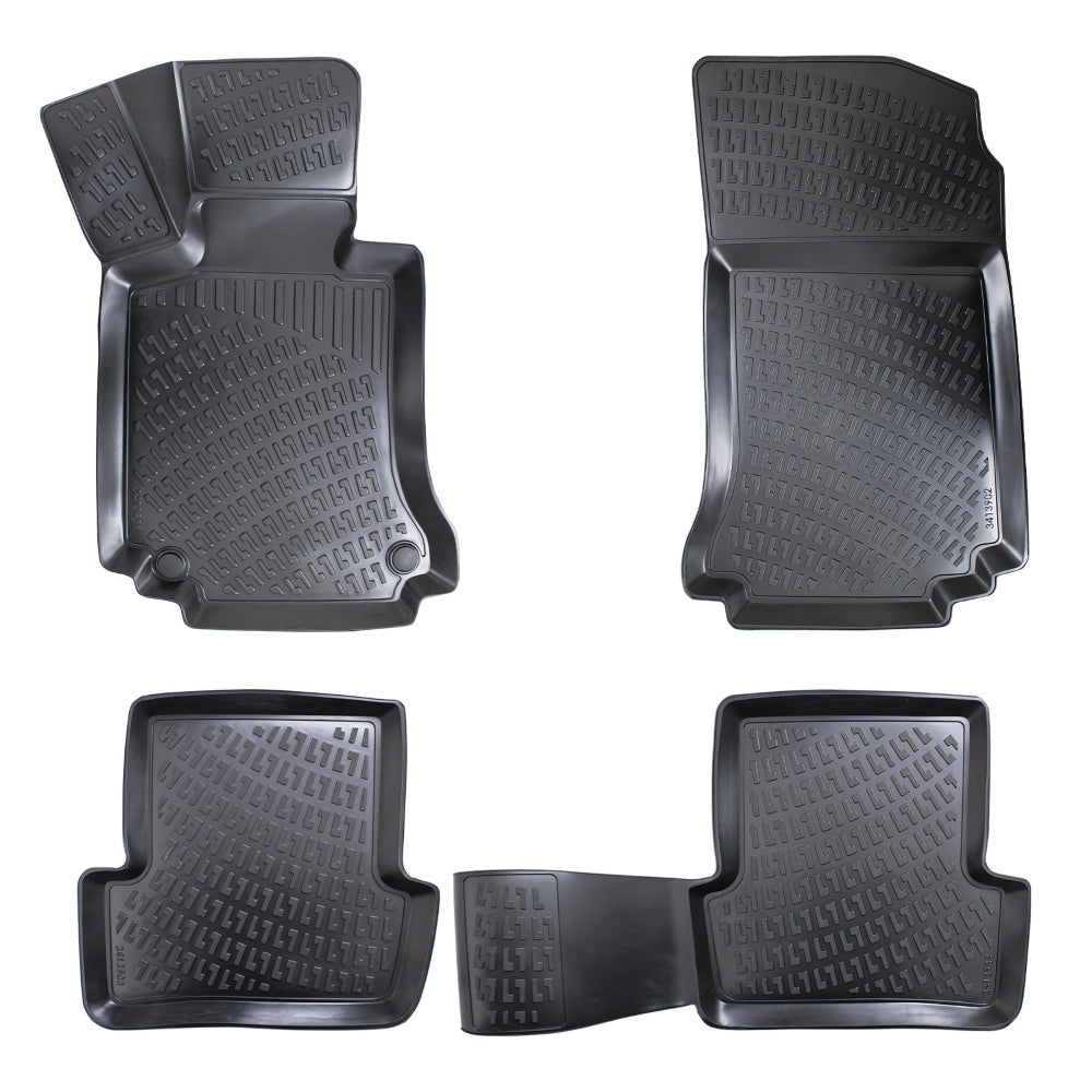 Set covorase auto cauciuc tip tavita pentru mercedes c class w204 2007-2014