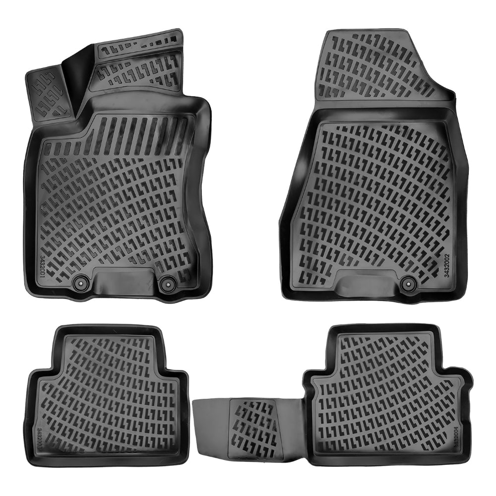 Set covorase auto cauciuc tip tavita pentru nissan xtrail ii (t31) 2007-2013