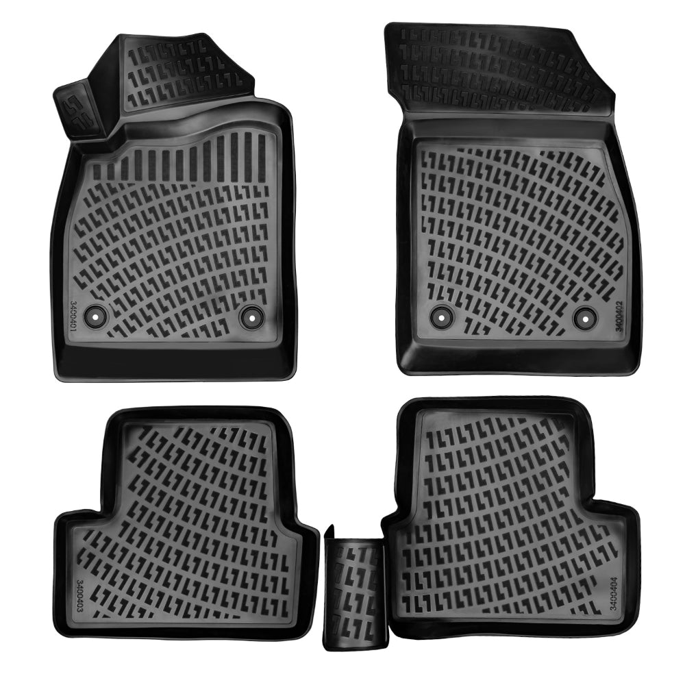Set covorase auto cauciuc tip tavita pentru opel astra j 2009-2015