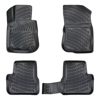 Set covorase auto cauciuc tip tavita pentru peugeot 208 i 2012-2019