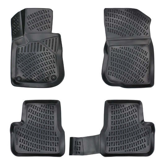 Set covorase auto cauciuc tip tavita pentru peugeot 208 i 2012-2019