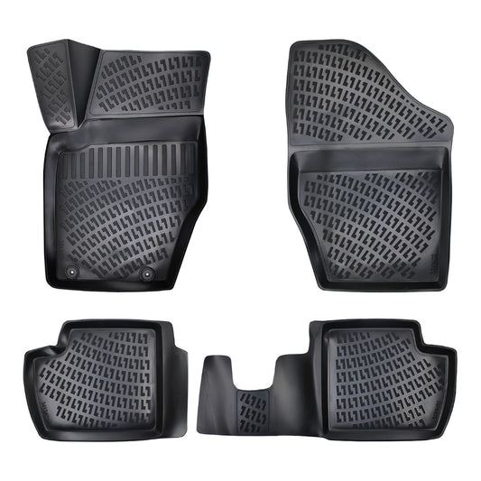 Set covorase auto cauciuc tip tavita pentru peugeot 308 i 2008-2013