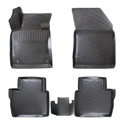 Set covorase auto cauciuc tip tavita pentru peugeot 508 ii 2018-