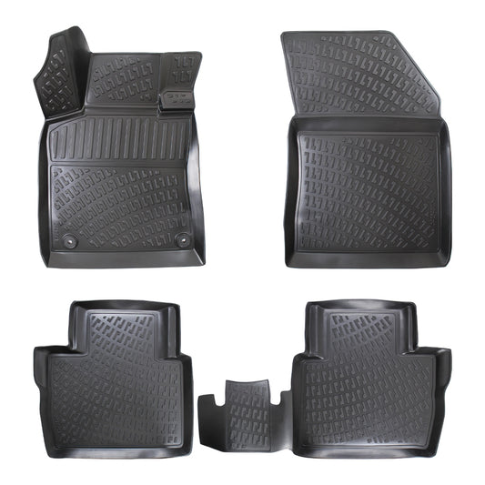 Set covorase auto cauciuc tip tavita pentru peugeot 508 ii 2018-