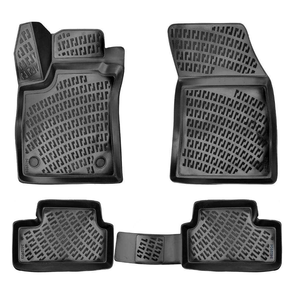Set covorase auto cauciuc tip tavita pentru renault megane 4 hb 2016-