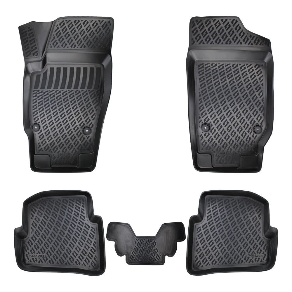 Set covorase auto cauciuc tip tavita pentru seat ibiza iv 2008-2017