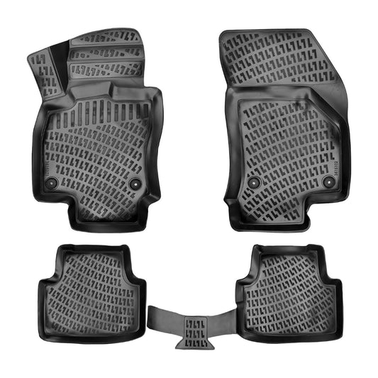 Set covorase auto cauciuc tip tavita pentru skoda octavia iii 2012-2020