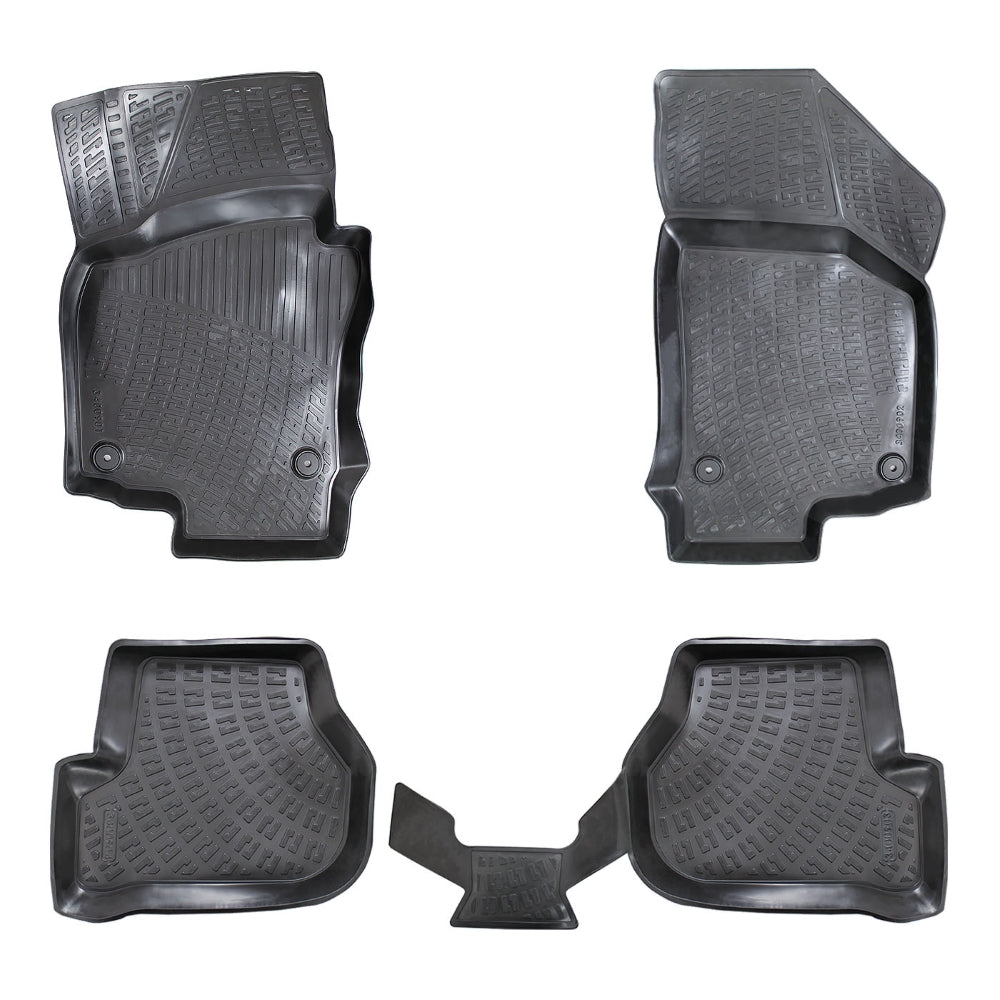 Set covorase auto cauciuc tip tavita pentru vw golf 6 2008-2012