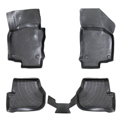 Set covorase auto cauciuc tip tavita pentru vw golf 6 2008-2012