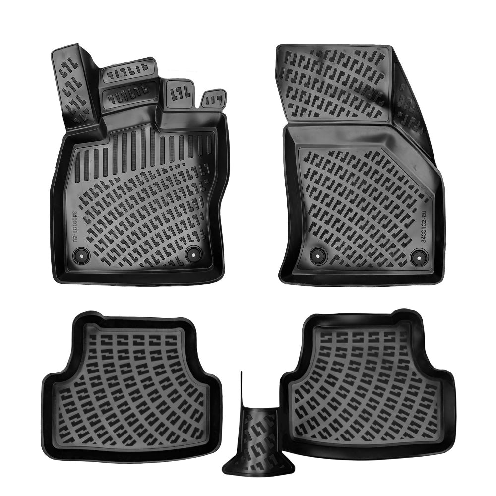 Set covorase auto cauciuc tip tavita pentru vw golf 7 2012-2019