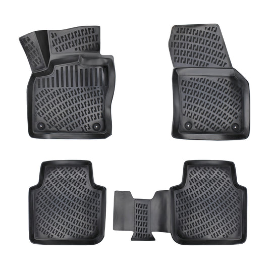 Set covorase auto cauciuc tip tavita pentru vw tiguan ii all space (bw) 2016-