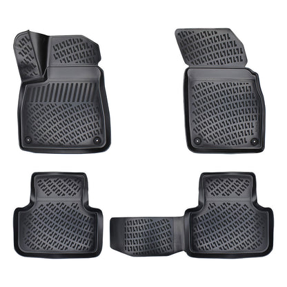Set covorase auto cauciuc tip tavita pentru audi q7 ii (4m) 2015-