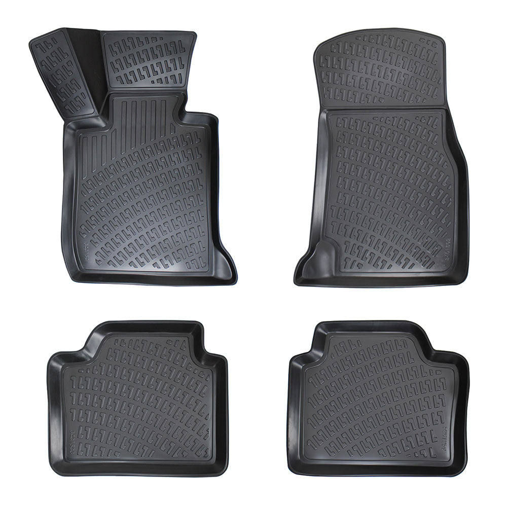 Set covorase auto cauciuc tip tavita pentru bmw 3 vi f30 / f31 / f34 2011-2018