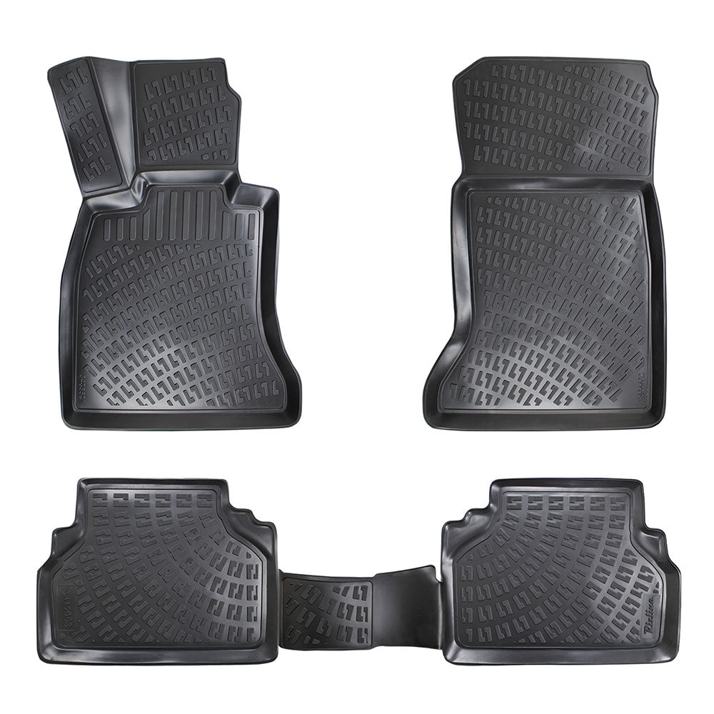 Set covorase auto cauciuc tip tavita pentru bmw 5 vi f10 / f11 / f07 / f18 2010-2013