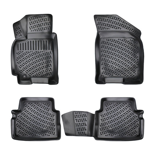 Set covorase auto cauciuc tip tavita pentru chevrolet aveo i 2002-2011