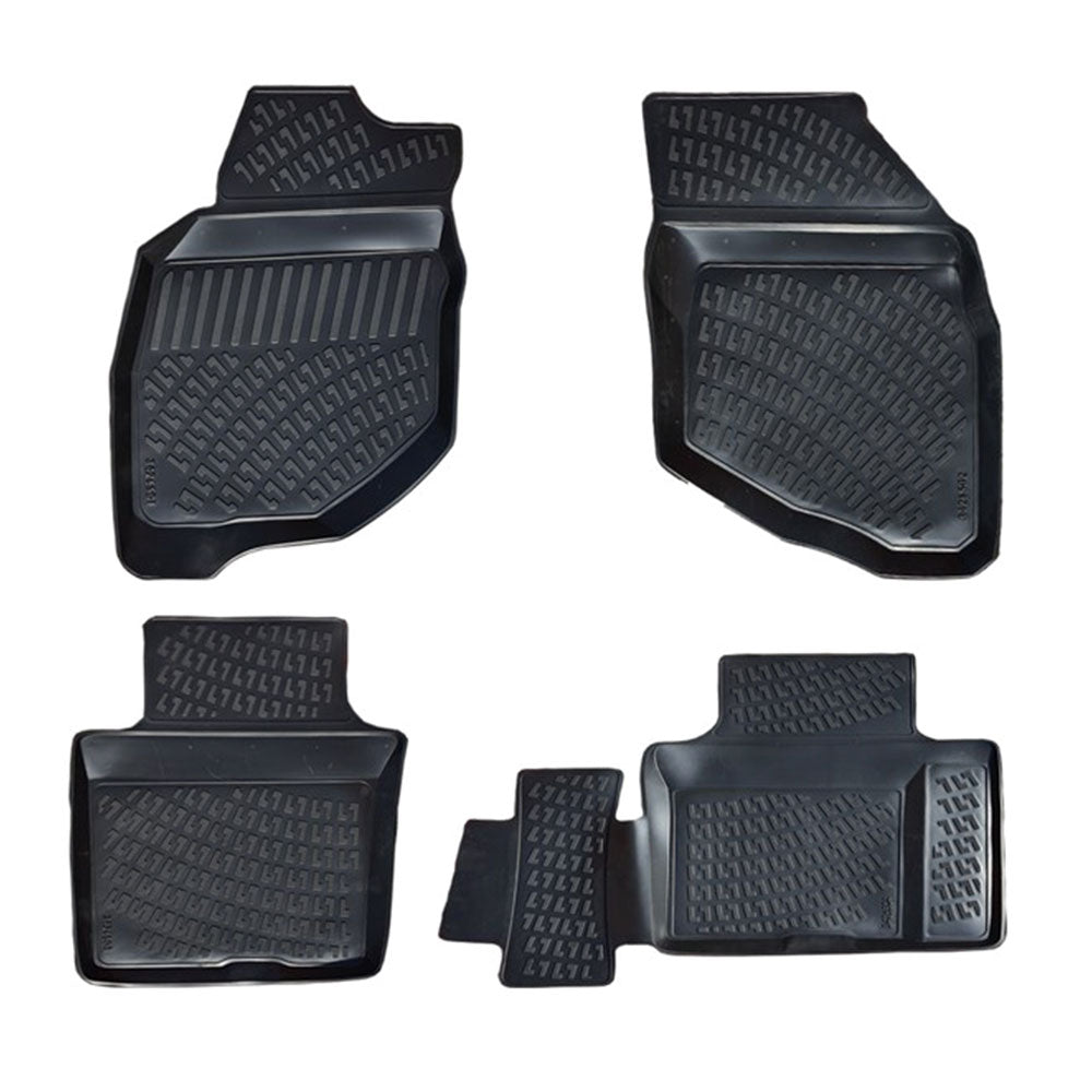 Set covorase auto cauciuc tip tavita pentru honda jazz / honda fit i 2001-2008
