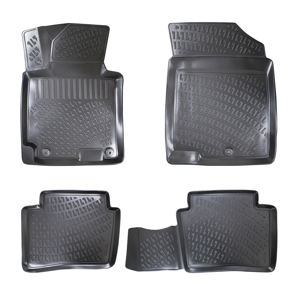 Set covorase auto cauciuc tip tavita pentru hyundai elantra v 2010-2015