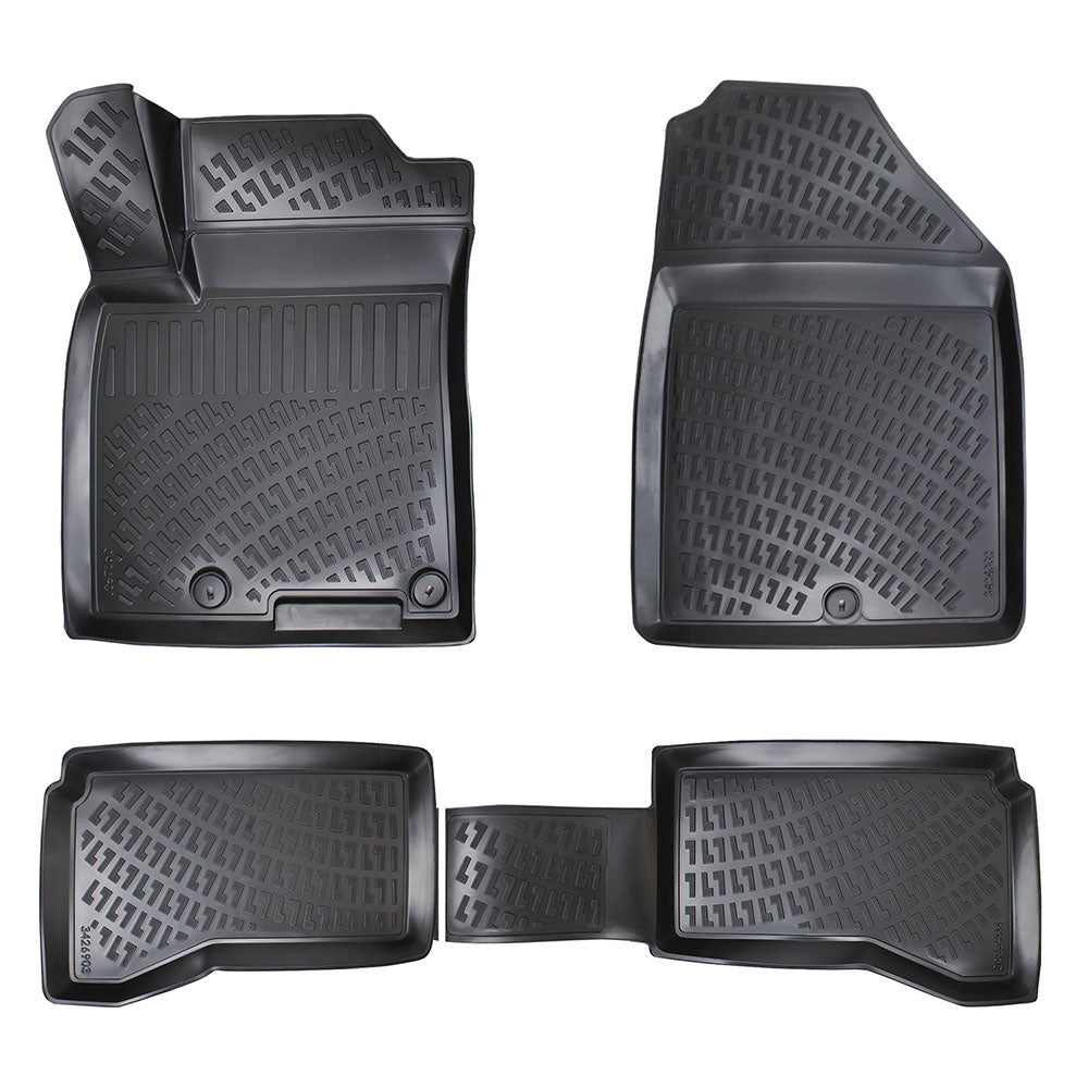 Set covorase auto cauciuc tip tavita pentru hyundai ioniq hybrid 2017-2021