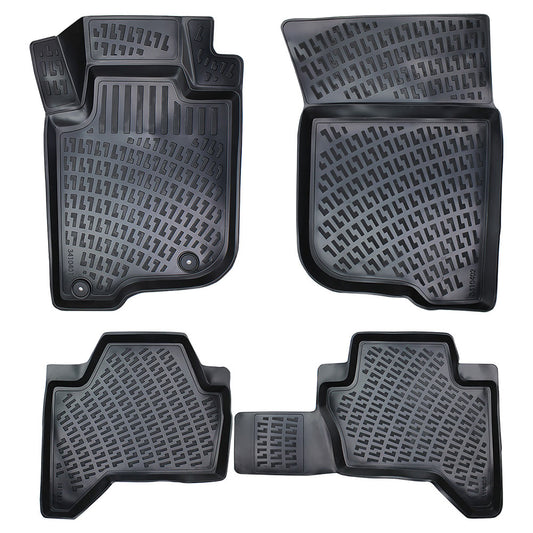 Set covorase auto cauciuc tip tavita pentru mitsubishi pajero iv (v80) 2006-2021