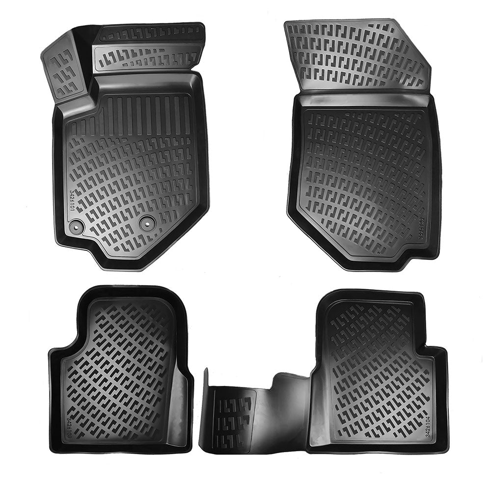 Set covorase auto cauciuc tip tavita pentru peugeot 208 ii 2019-