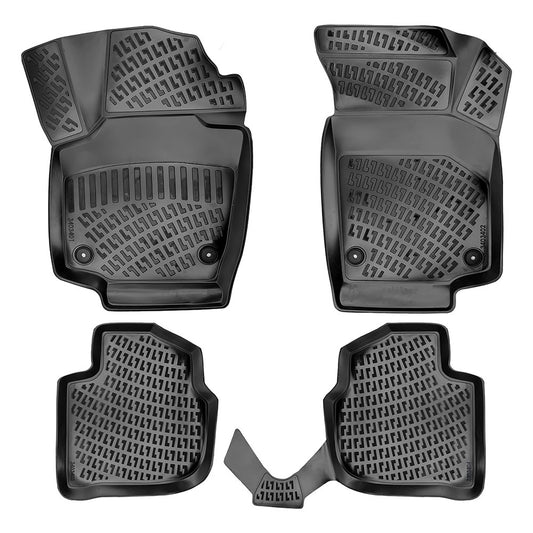 Set covorase auto cauciuc tip tavita pentru skoda rapid 2012-2022